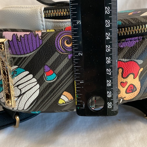 BETSEY JOHNSON ~ Halloween Mini Backpack ~ Vampire Dog Candy Treats Design - Picture 14 of 14